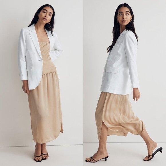 The Larsen Blazer in 100% Linen | Madewell NJ530 - Picture 2 of 6